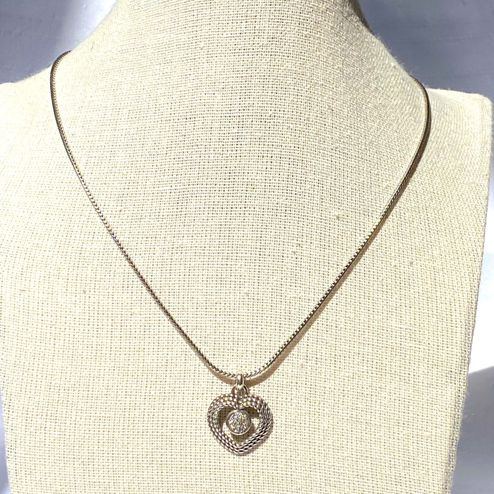 Brighton "Portuguese Heart" Crystal Pendant Necklace